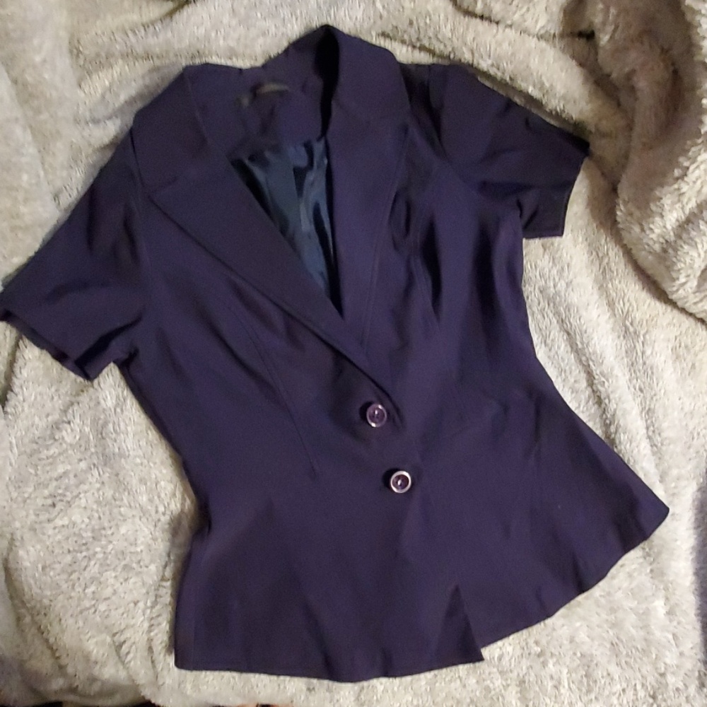 Navy suit jacket